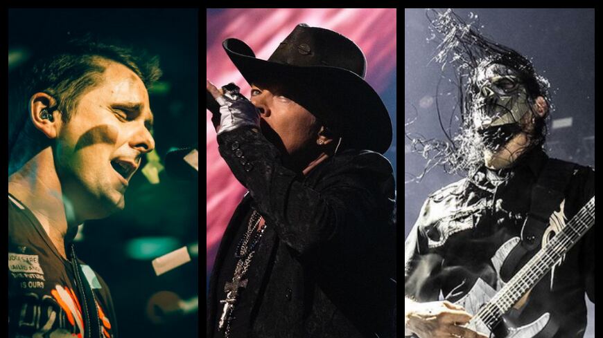 Slipknot, Muse, Guns N' Roses encabezar el festival de rock y metal en México.