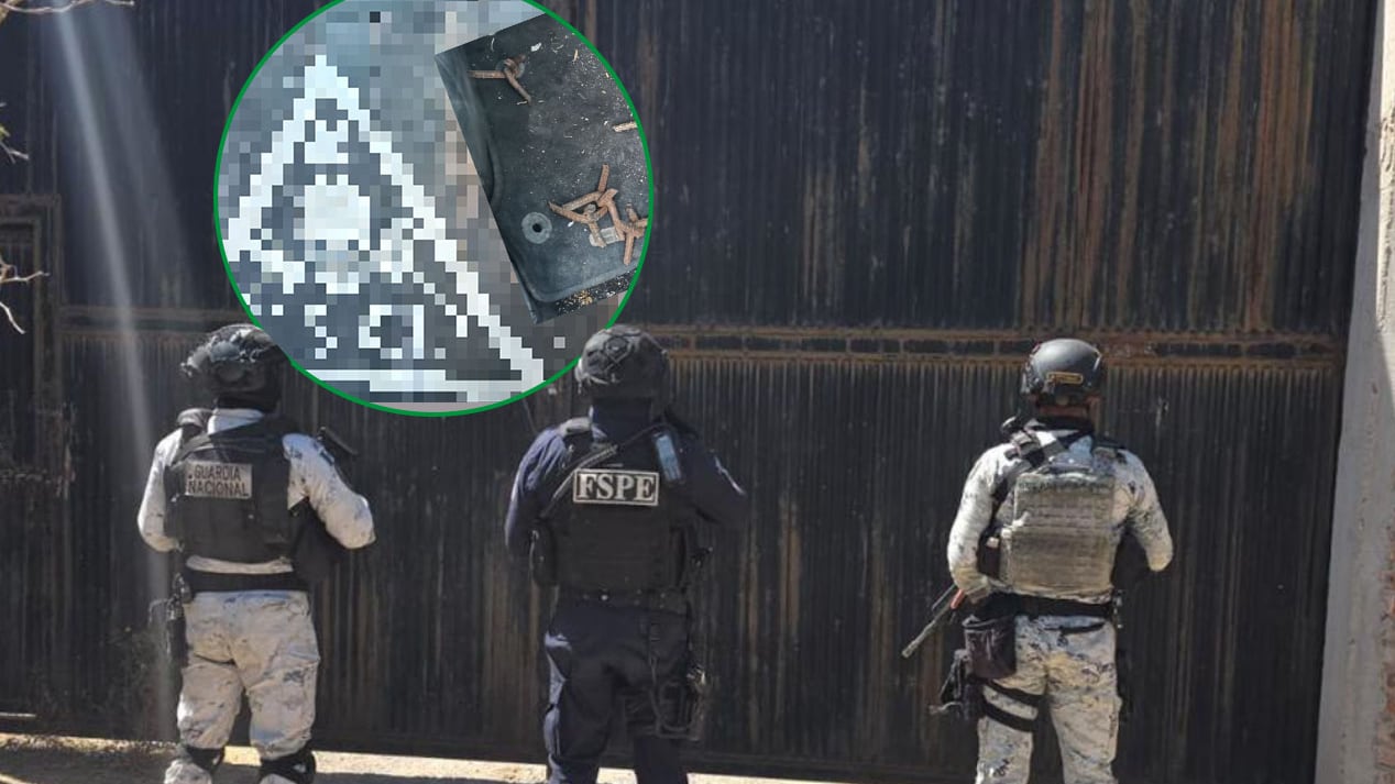 Autoridades aseguran hidrocarburo ilegal, armas largas y cartuchos en Juventino Rosas y Villagrán.