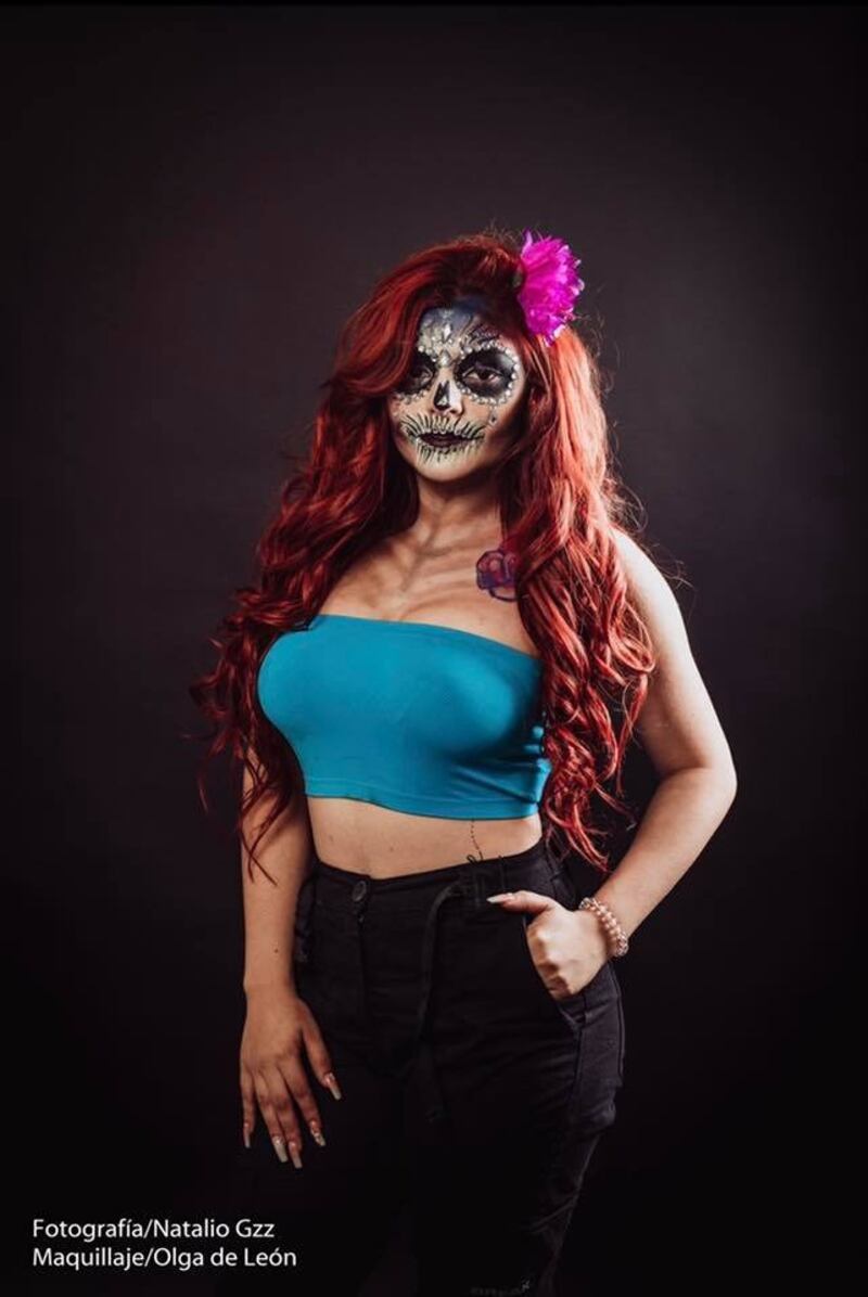 Karely Ruiz y sus disfraces de catrina antes de ser famosa
