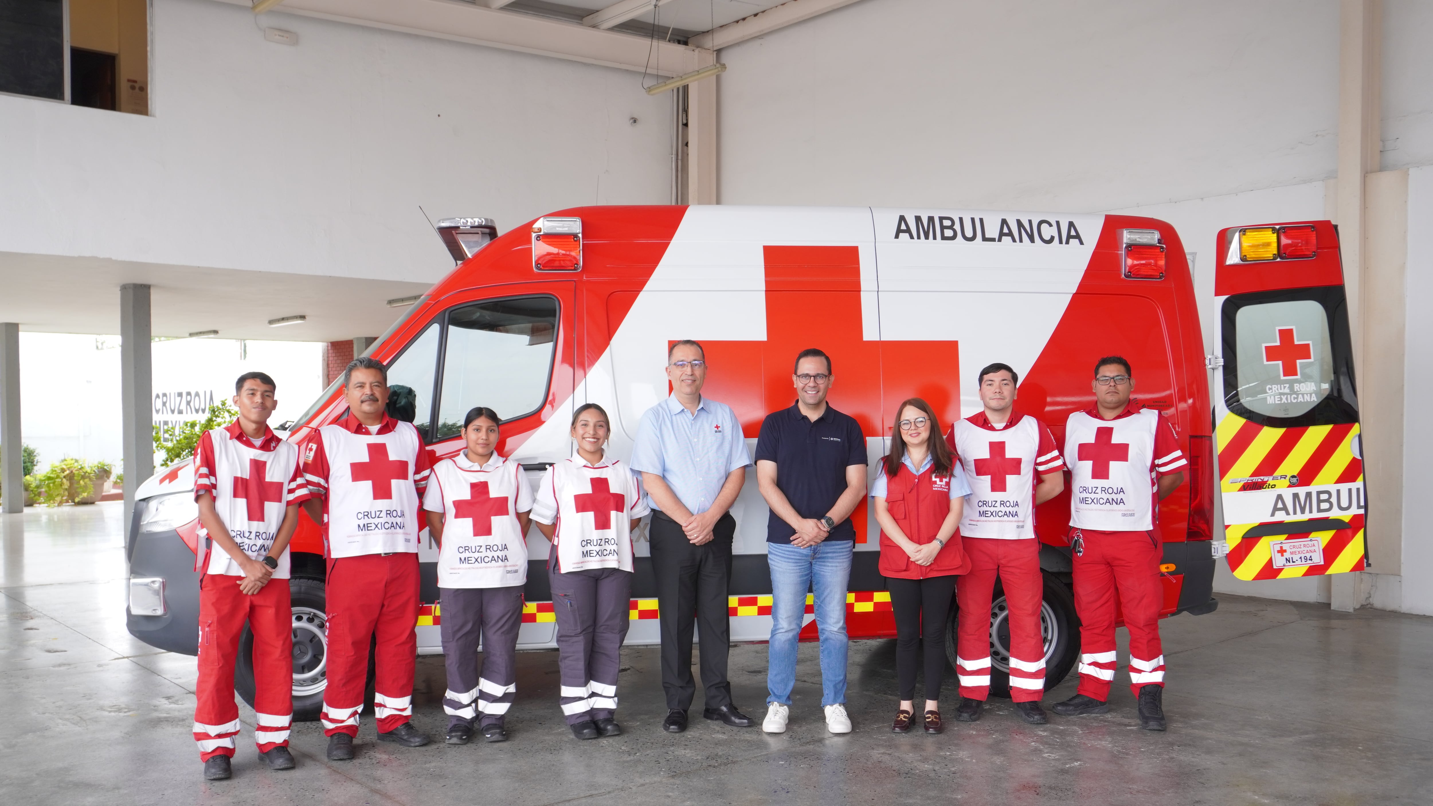 La Cruz Roja de Monterrey fue una de las beneficiadas por la fundación.