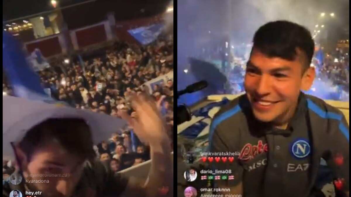 Hirving Lozano y Khvicha Kvaratskhelia fueron parte de estos festejos I Redes