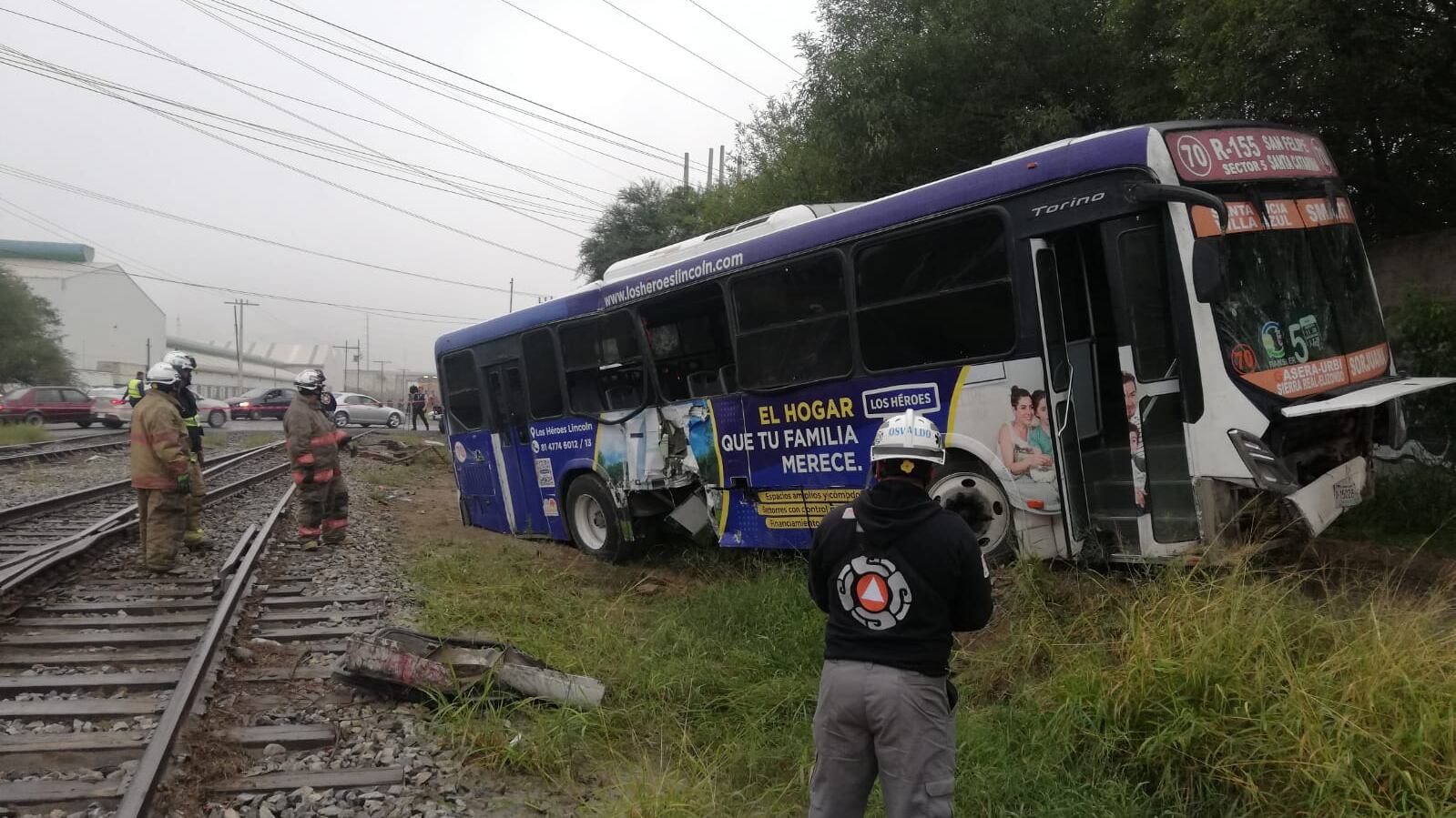 La mayoría de los que viajaban en el camión eran empleados de las fábricas de los alrededores.