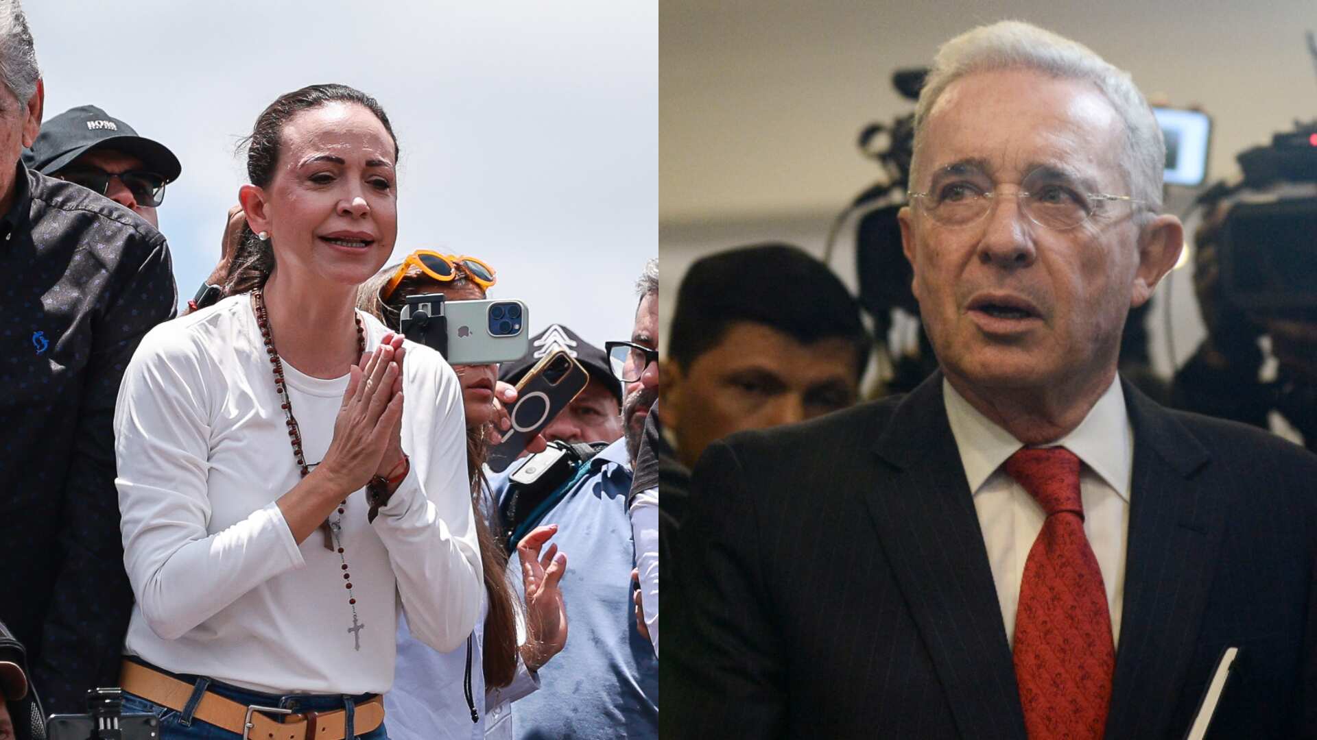 El expresidente Uribe pide ayuda a Naciones Unidas para rescatar a María Corina Machado