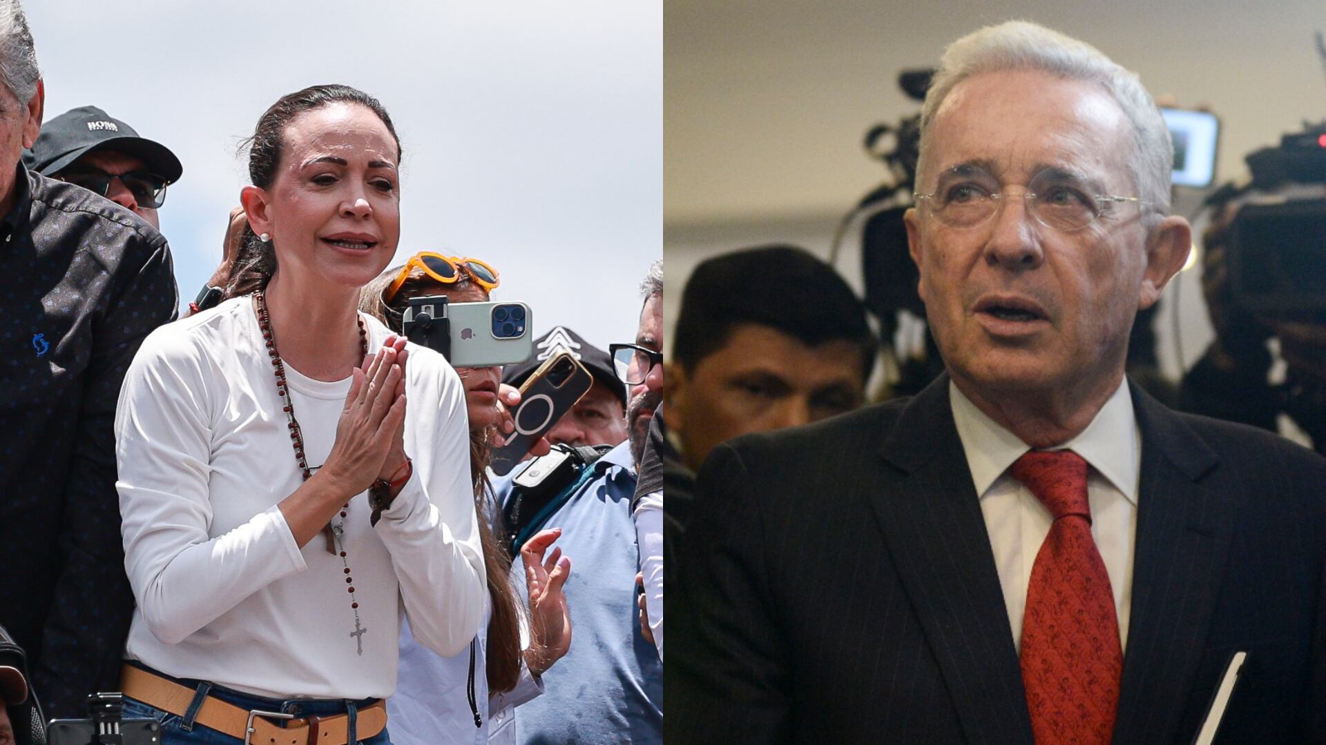 El expresidente Uribe pide ayuda a Naciones Unidas para rescatar a María Corina Machado