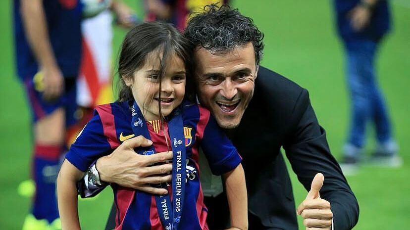 Xana Martínez y Luis Enrique