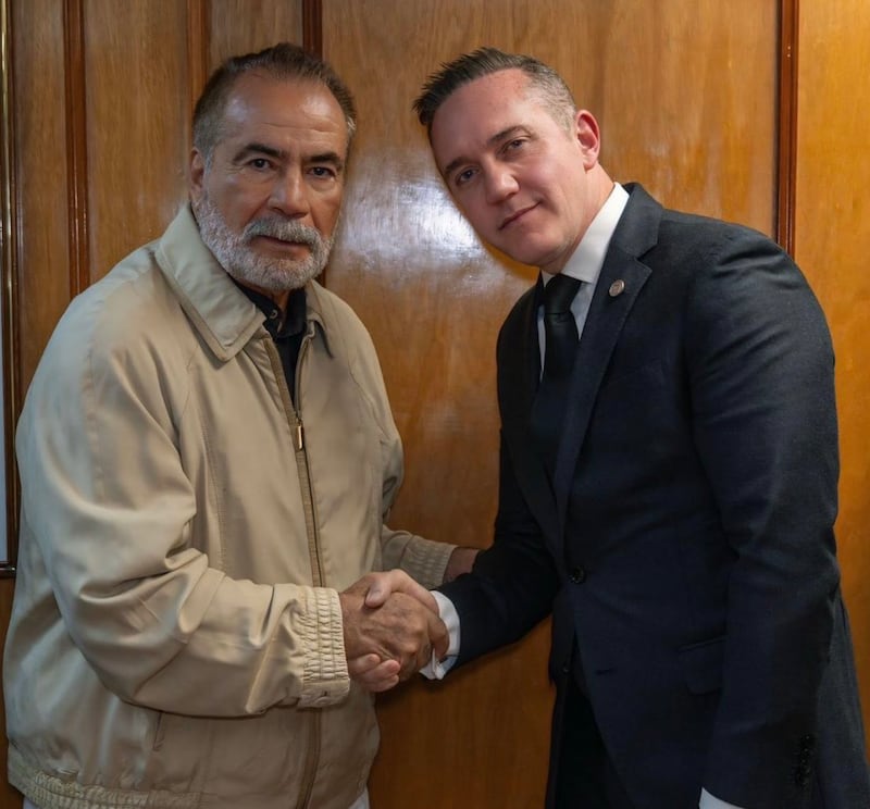 Fernando Espino y Adrián Rubalcava