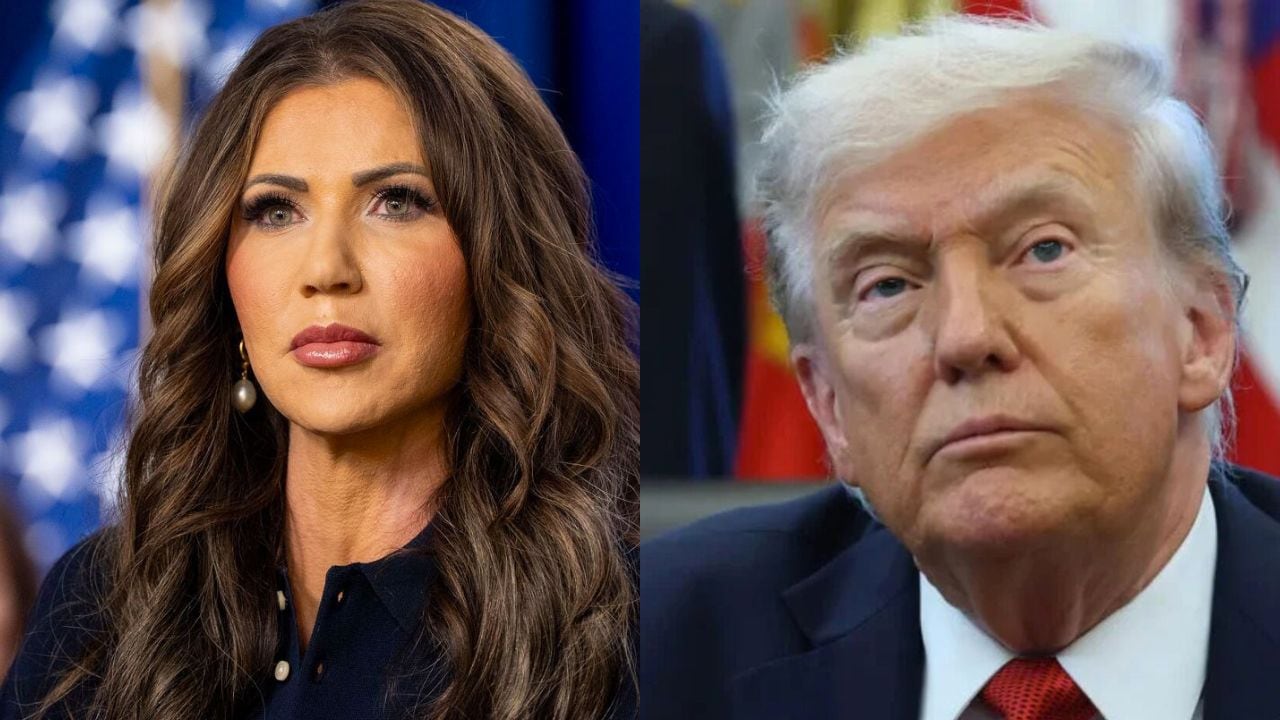 Kristi Noem y Trump