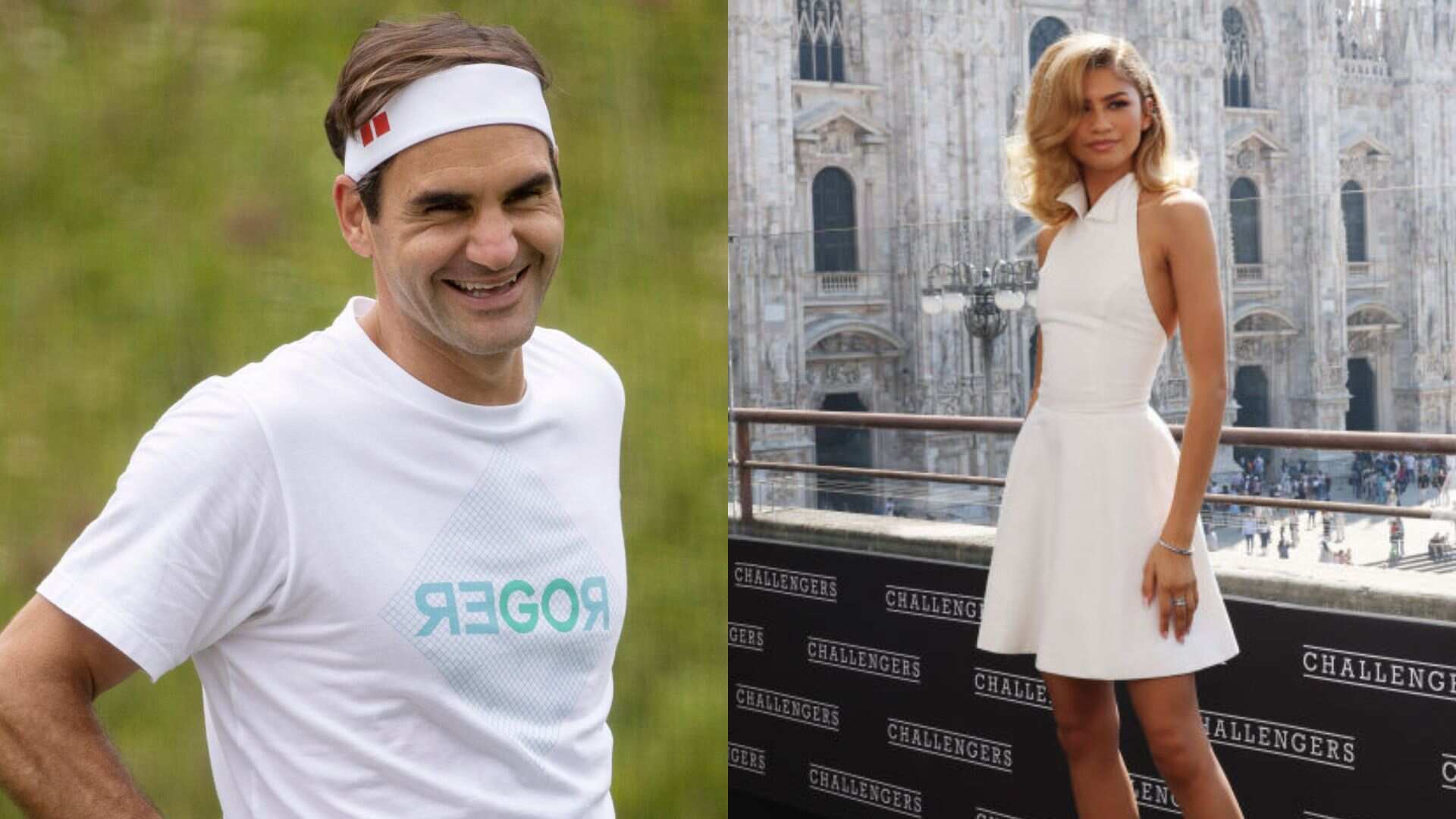 Roger Federer y Zendaya