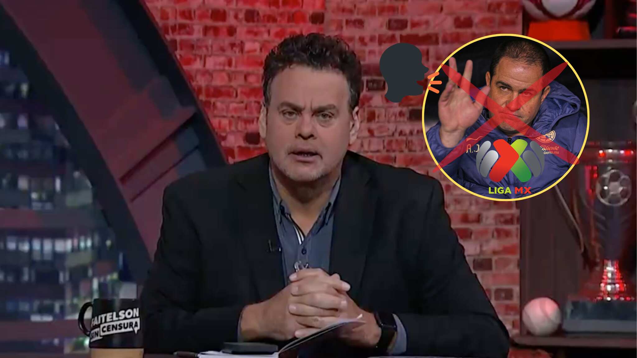 David Faitelson se le va con todo a la Liga MX y al América por presentarse sin DT y con plantel "B"