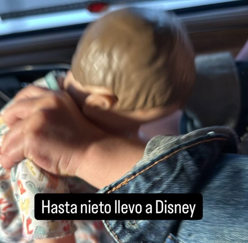 Rodríguez compartió está graciosa imagen en sus redes.