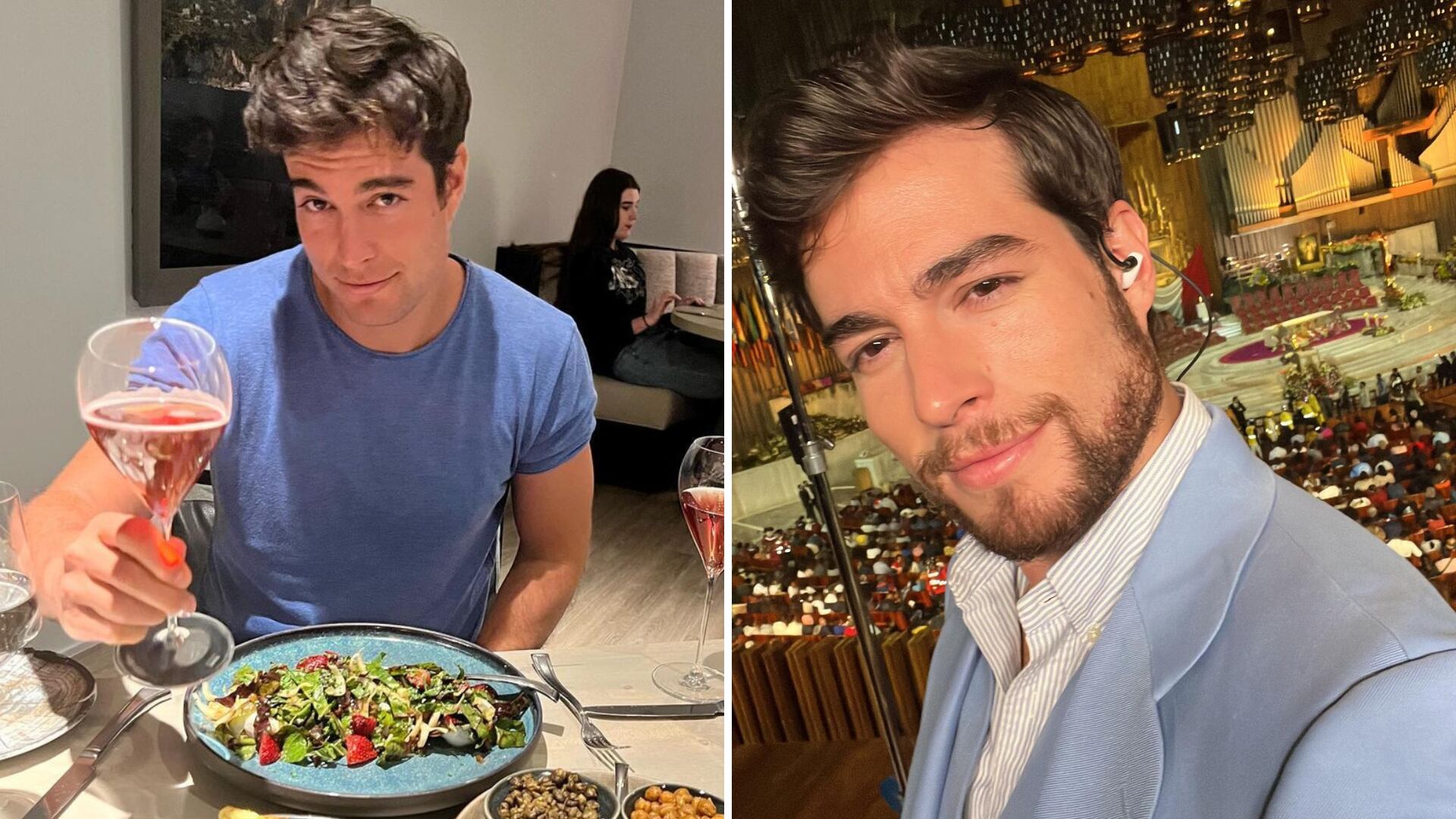 El actor mostró un anillo de compromiso junto a una dedicatoria de amor.