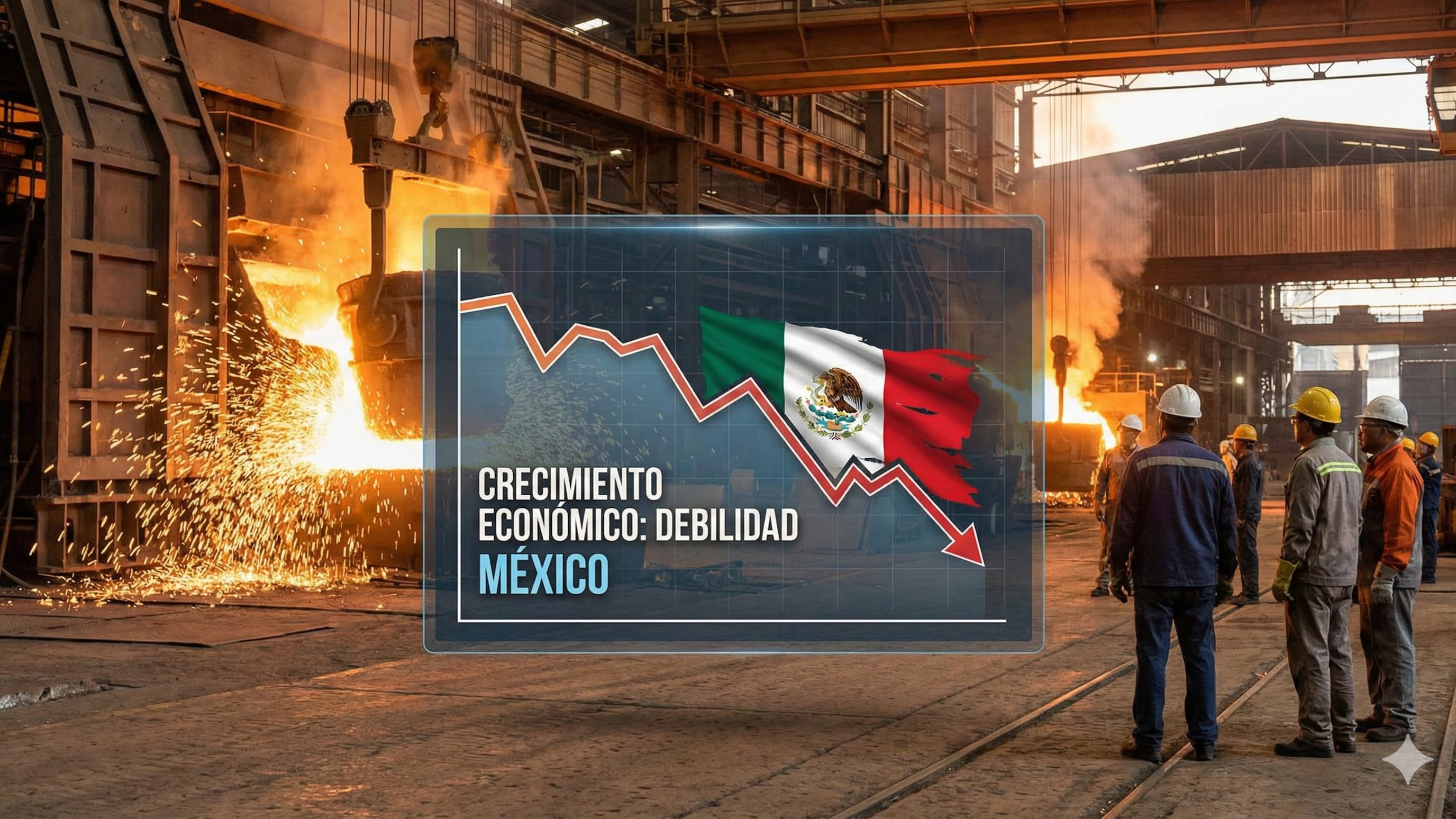 México enfrenta un triple golpe: economía debilitada, desplome del empleo formal e inversiones detenidas, alertó la OCDE.