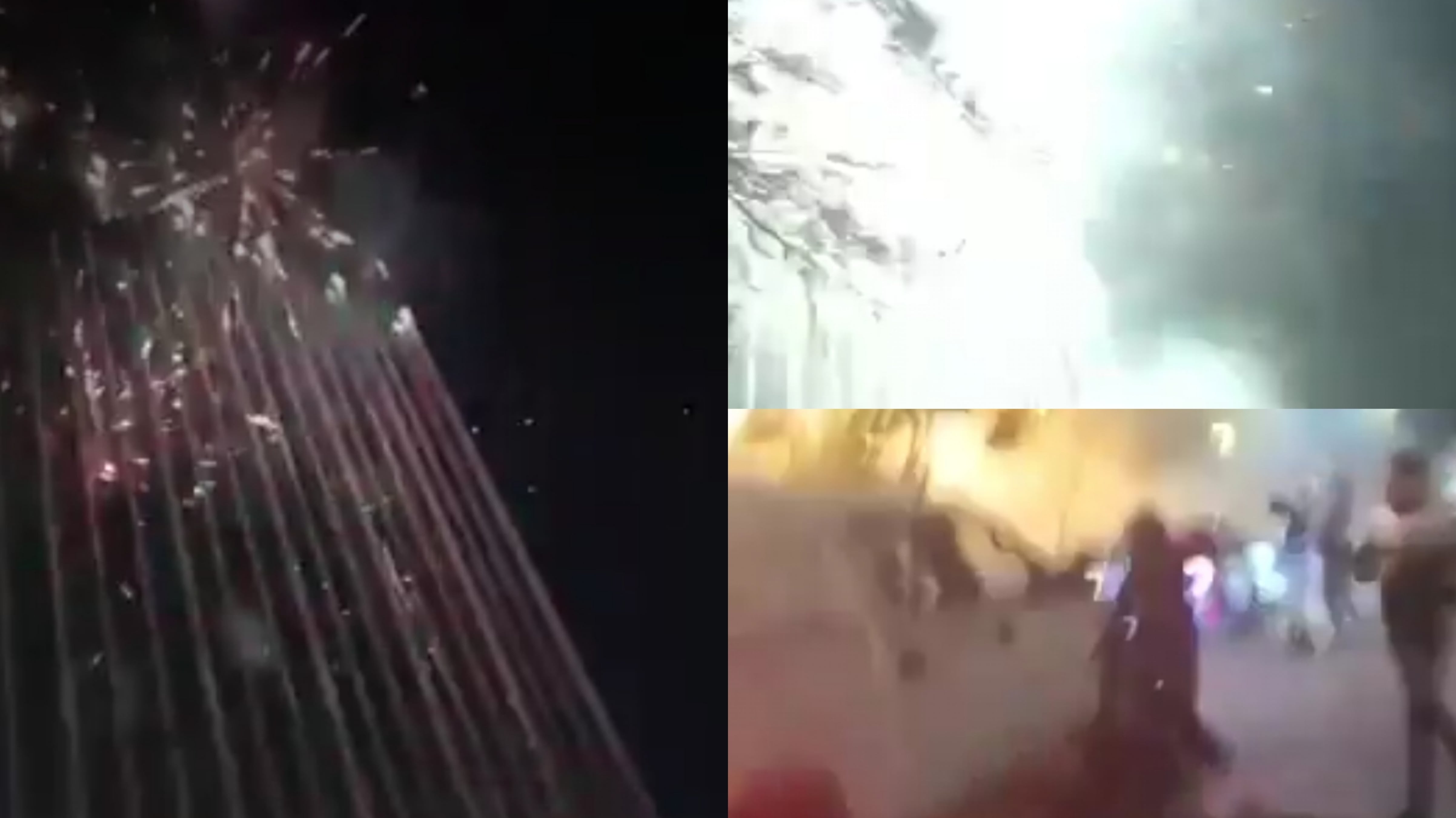 Afición de Chivas lanzó cohetes en hotel del América.