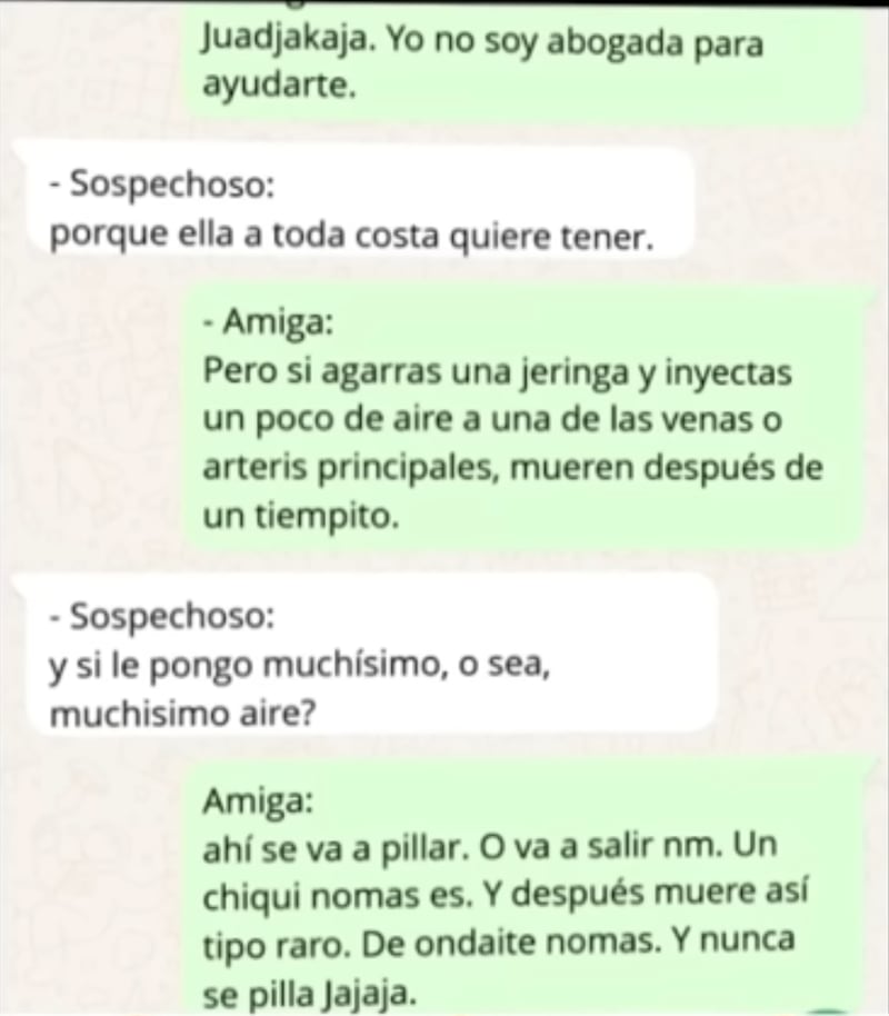 Filtran chat del novio y la mejor amiga de Fernanda Benítez, adolescente embarazada quemada viva