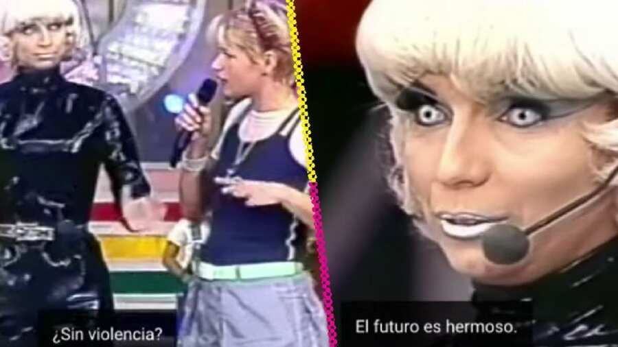 Xuxa y el robot cibernético