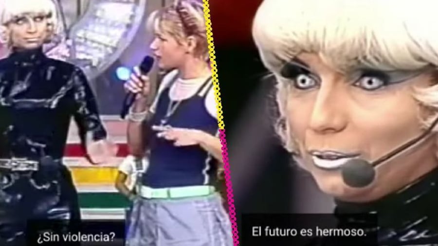 Xuxa y el robot cibernético
