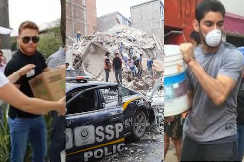 Así apoyaron Chicharito, Canelo y otros atletas tras el terremoto del 19 de septiembre de 2017