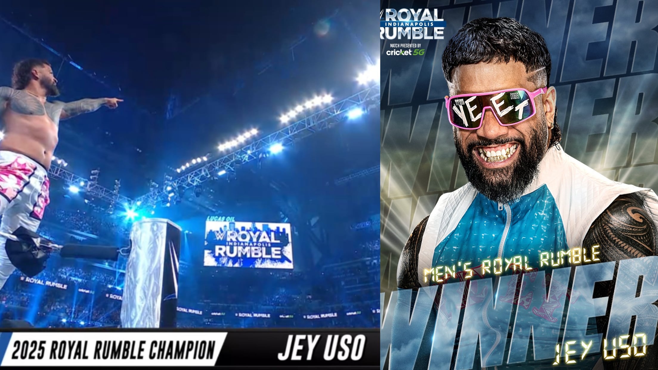 Jey Uso gana el Royal Rumble