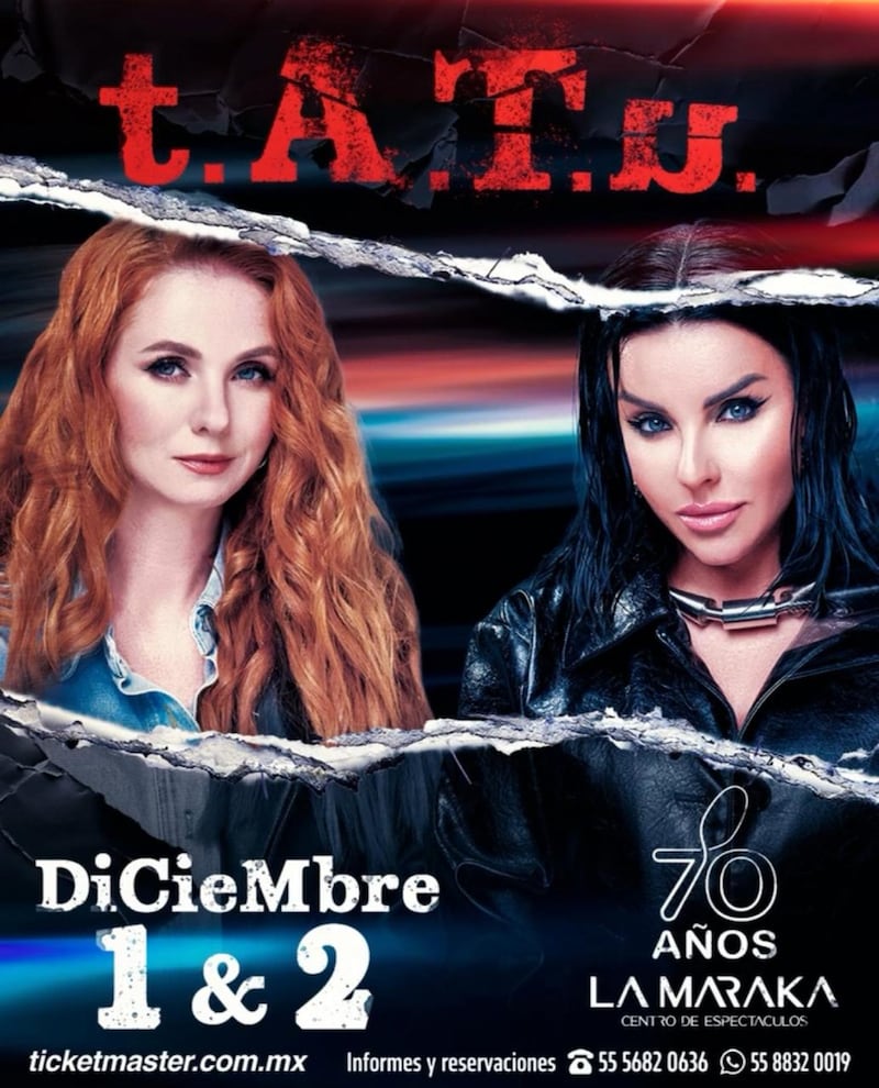 t.A.T.u confirma su regreso a México