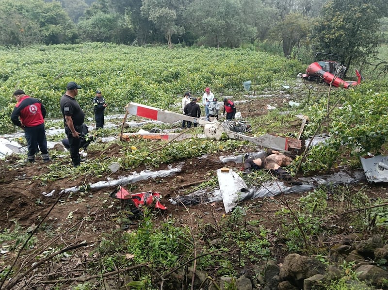 accidente helicoptero