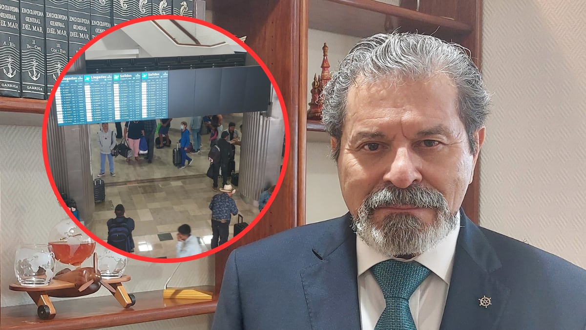 Carlos Ignacio Velázquez Tiscareño, director general del Aeropuerto Internacional de la Ciudad de México (AICM).