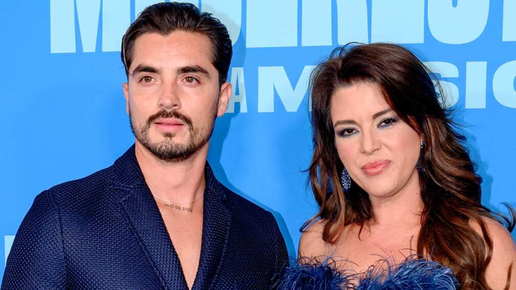 Alicia Machado y Christian Estrada / Foto: Twitter @UNoticias