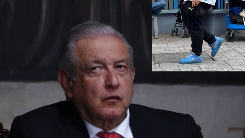Jesús Ernesto: hijo de AMLO causa otra polémica por usar tenis de lujo