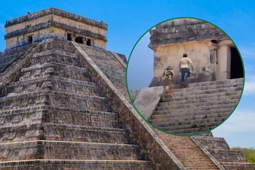 Video: Captan a turistas escalando la pirámide de Kukulkán en Chichén Itzá pese a prohibición