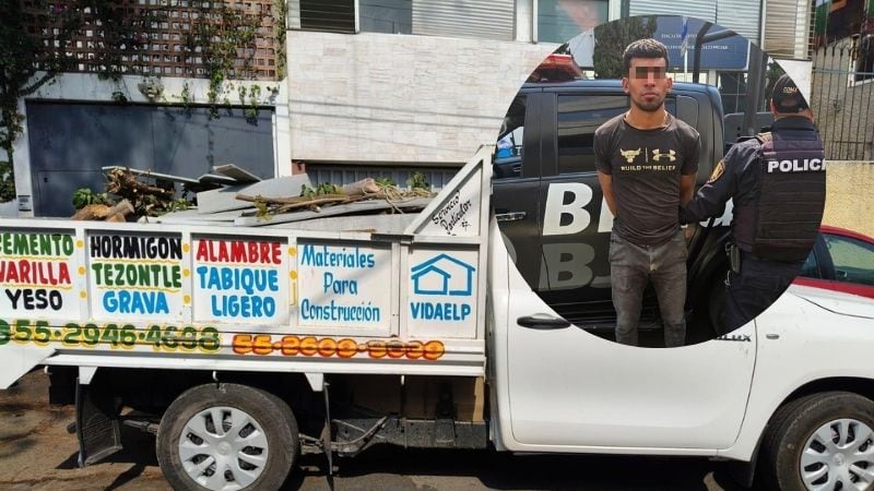 Detiene Blindar BJ 360 a presunto responsable por tala de árbol en la colonia Letrán Valle
