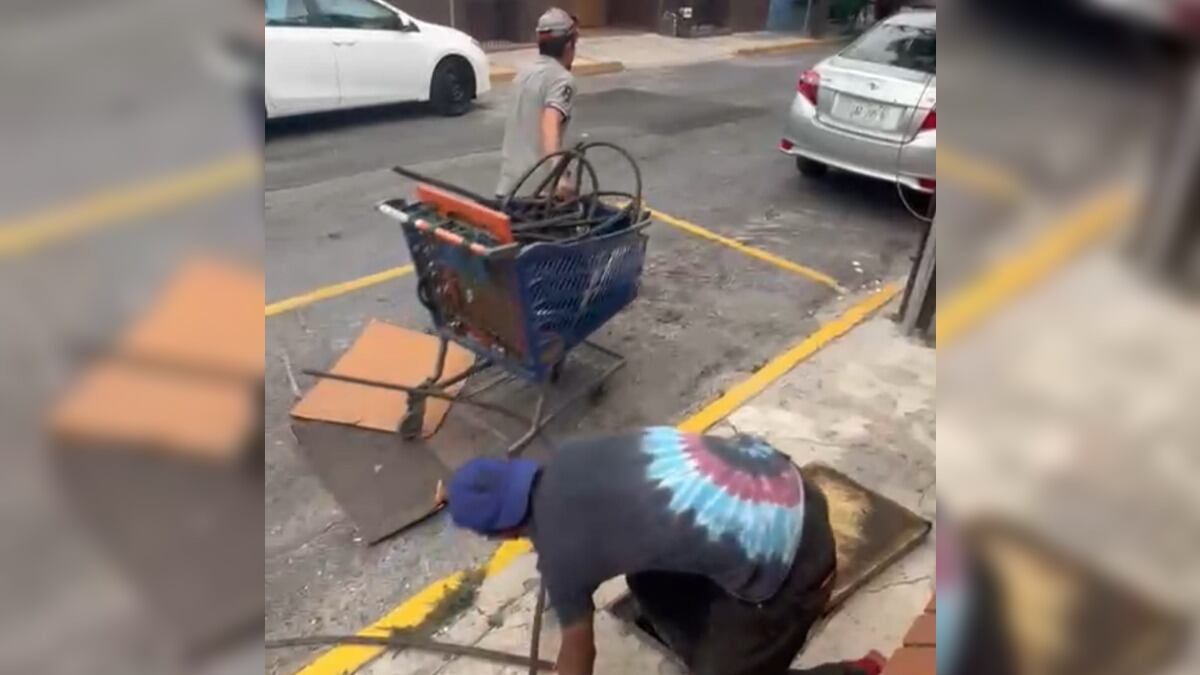 Los robos de cableado ya se hacen a plena luz del día y afuera de las casas.