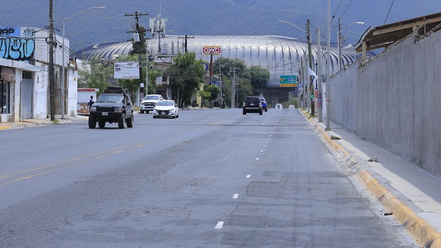 Las mejoras ahora se realizan en la Avenida Exposición que lleva hacia el Estadio BBVA.