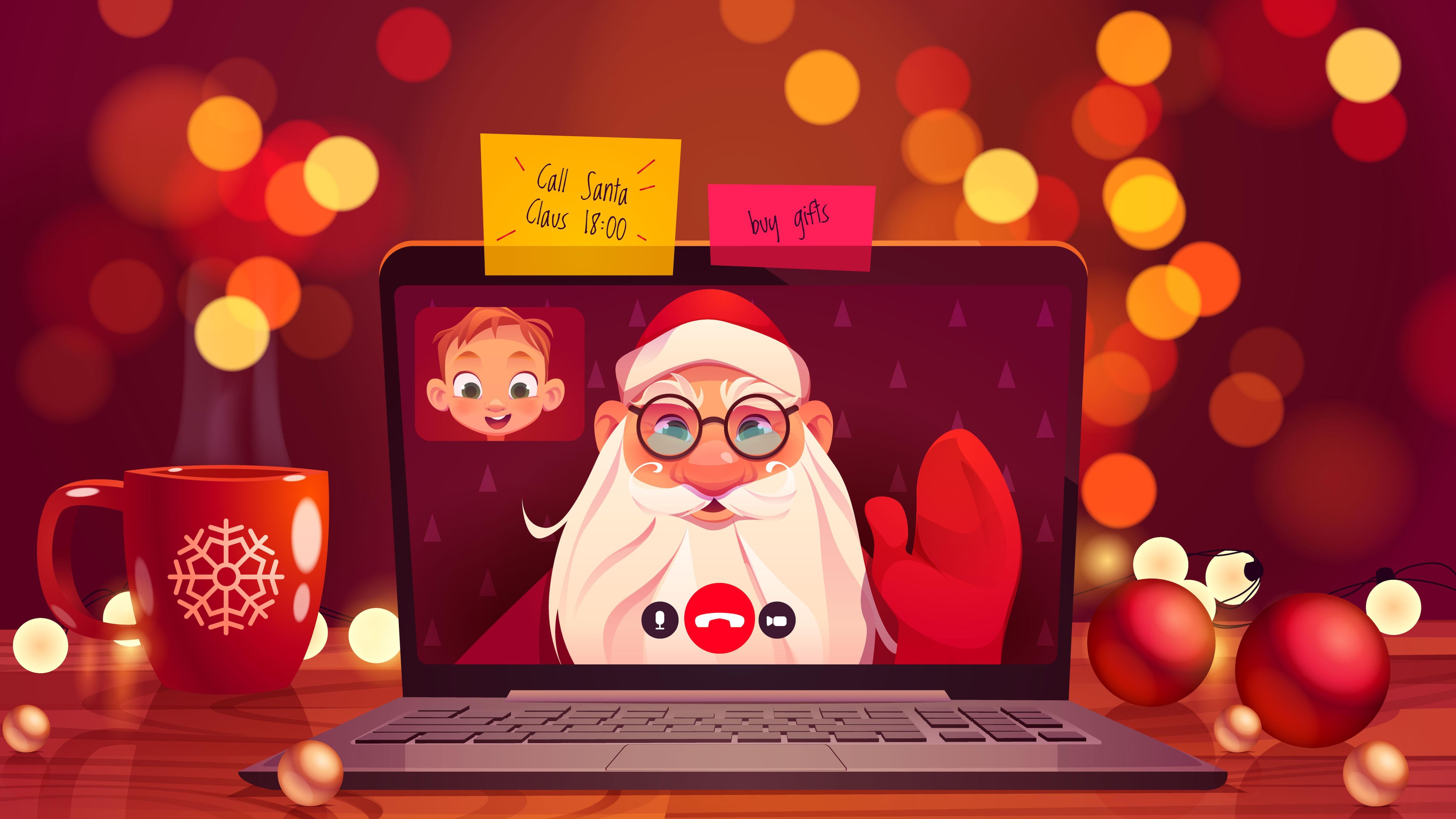 Sumérgete en una actividad llena de magia en donde podrás hablar con él para pedirle todos tus regalos de este próximo 25 de diciembre