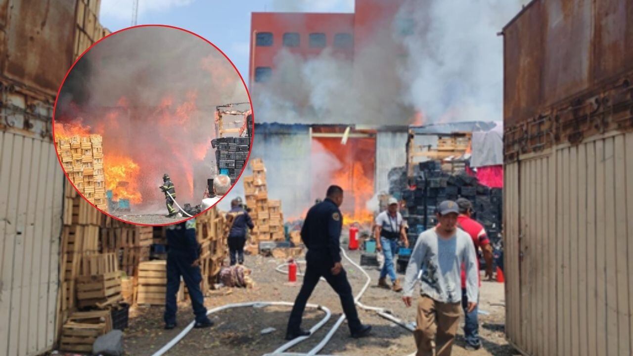 incendio en Iztapalapa
