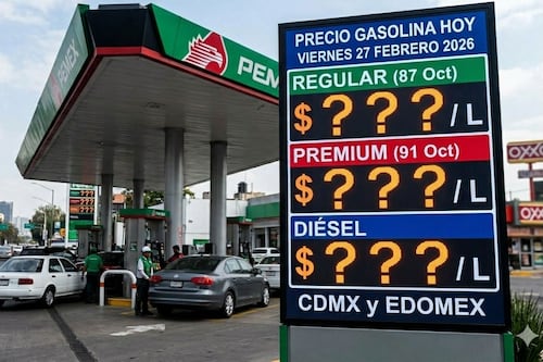 Precio de la gasolina hoy 27 de febrero de 2026: Así amanecen la Regular, Premium y Diésel en CDMX y Edomex