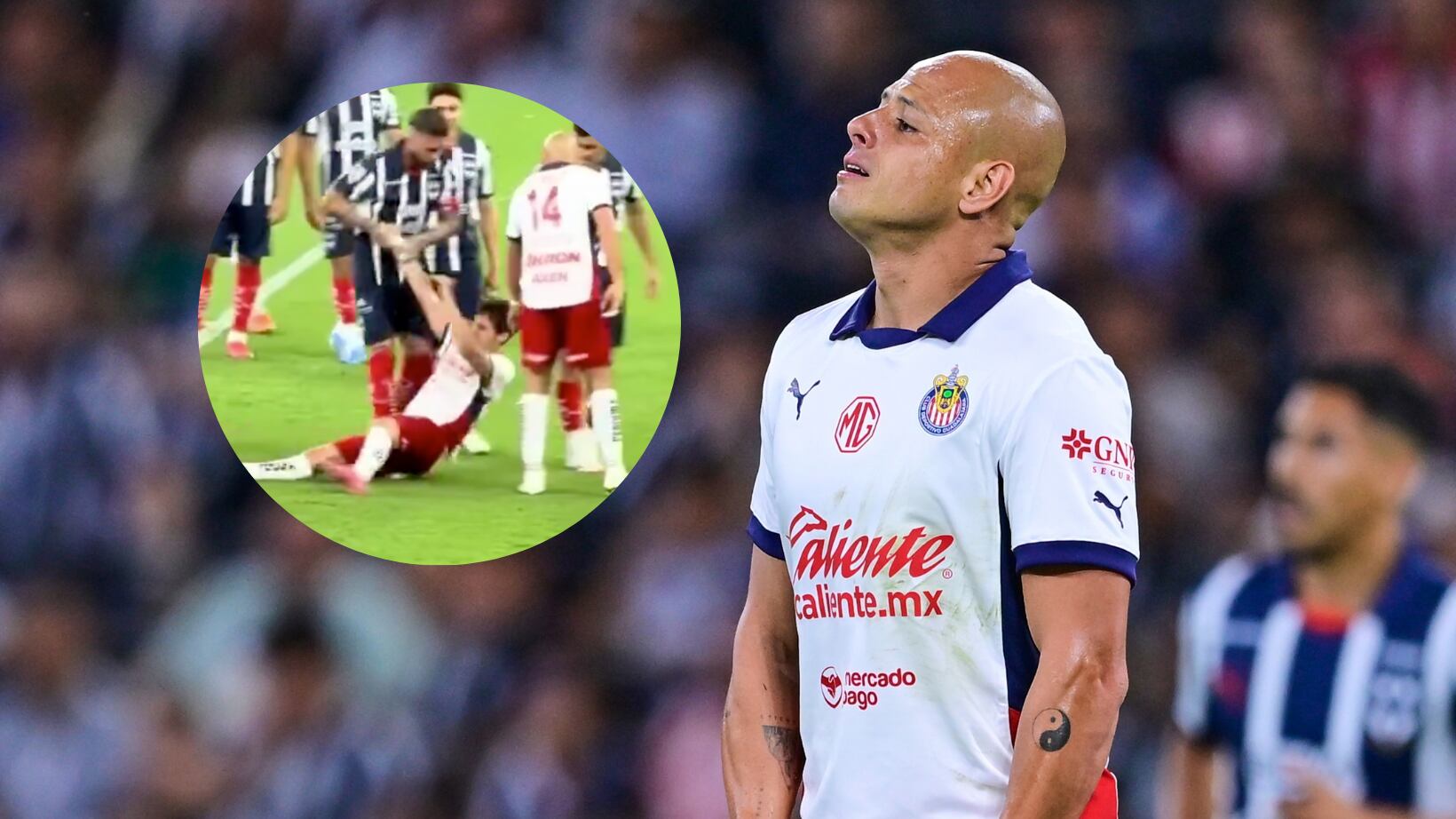 Chicharito Hernández fue criticado por no defender a Mateo Chávez.