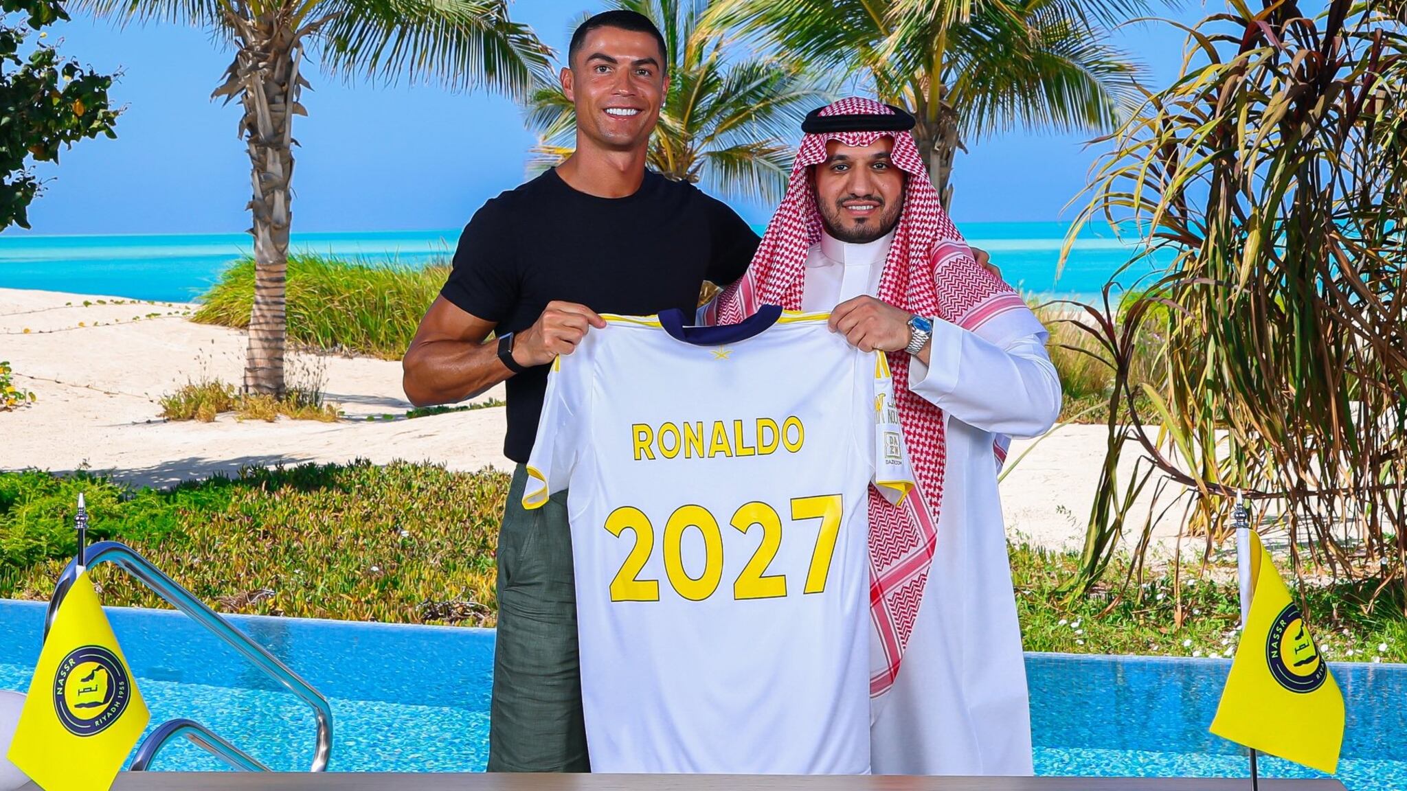 Cristiano renovó hasta 2027 con Al Nassr.
