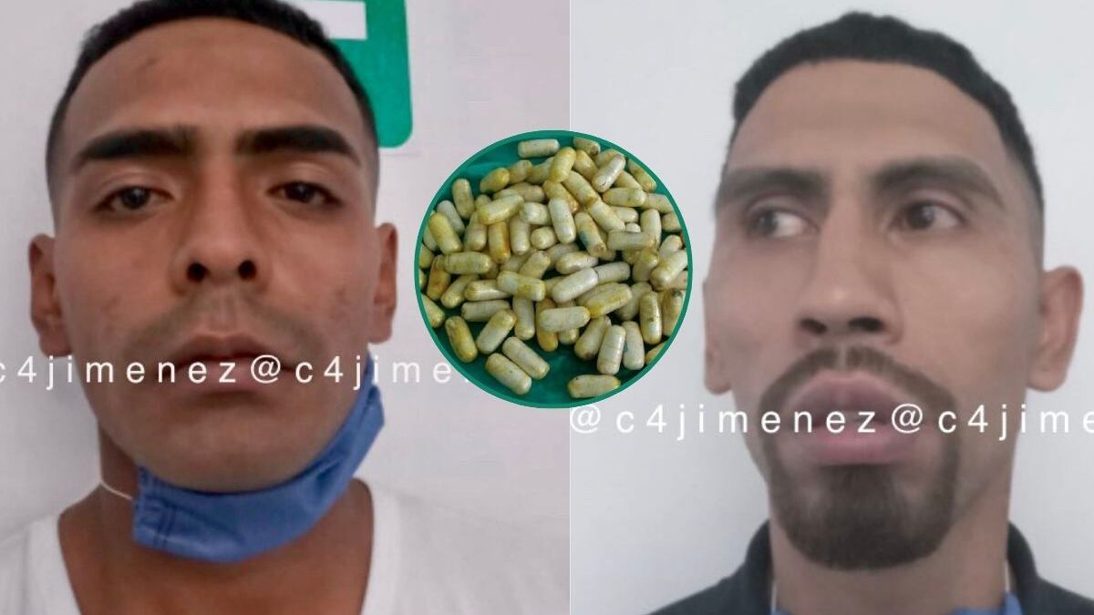Detienen a dos 'mulas' en AICM que llegaron desde Perú con droga en el estómago