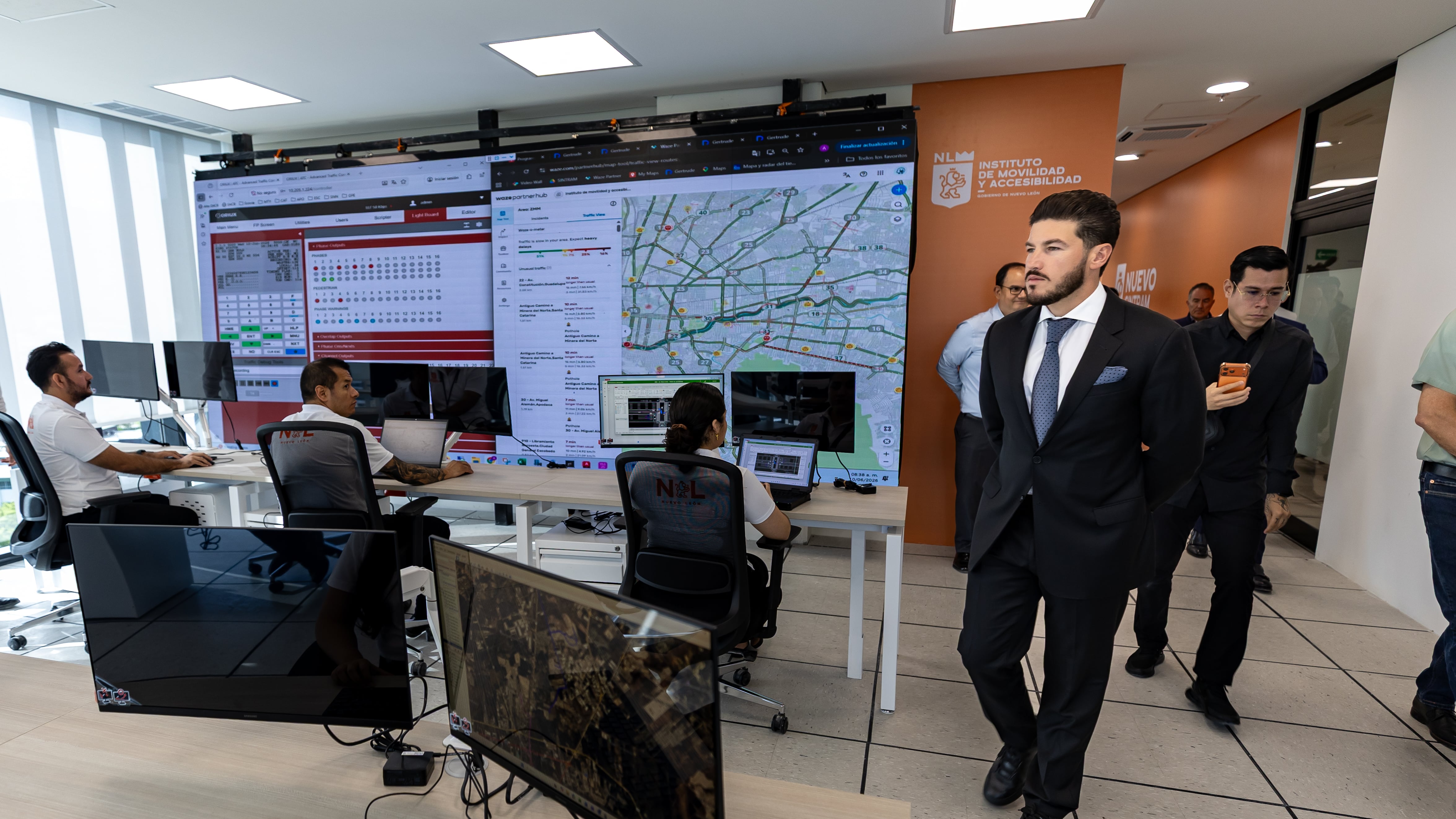 El mandatario hizo un recorrido por las instalaciones.