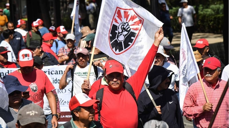 Marcha la CNTE en la CDMX