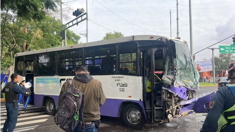 Choque autobus