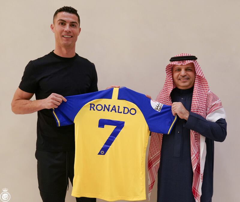 Cristiano Ronaldo llega al Al Nassr.