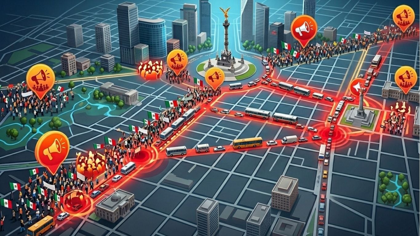 Marchas en la Ciudad de México