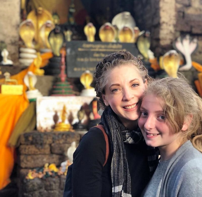 Edith González y Constanza Creel