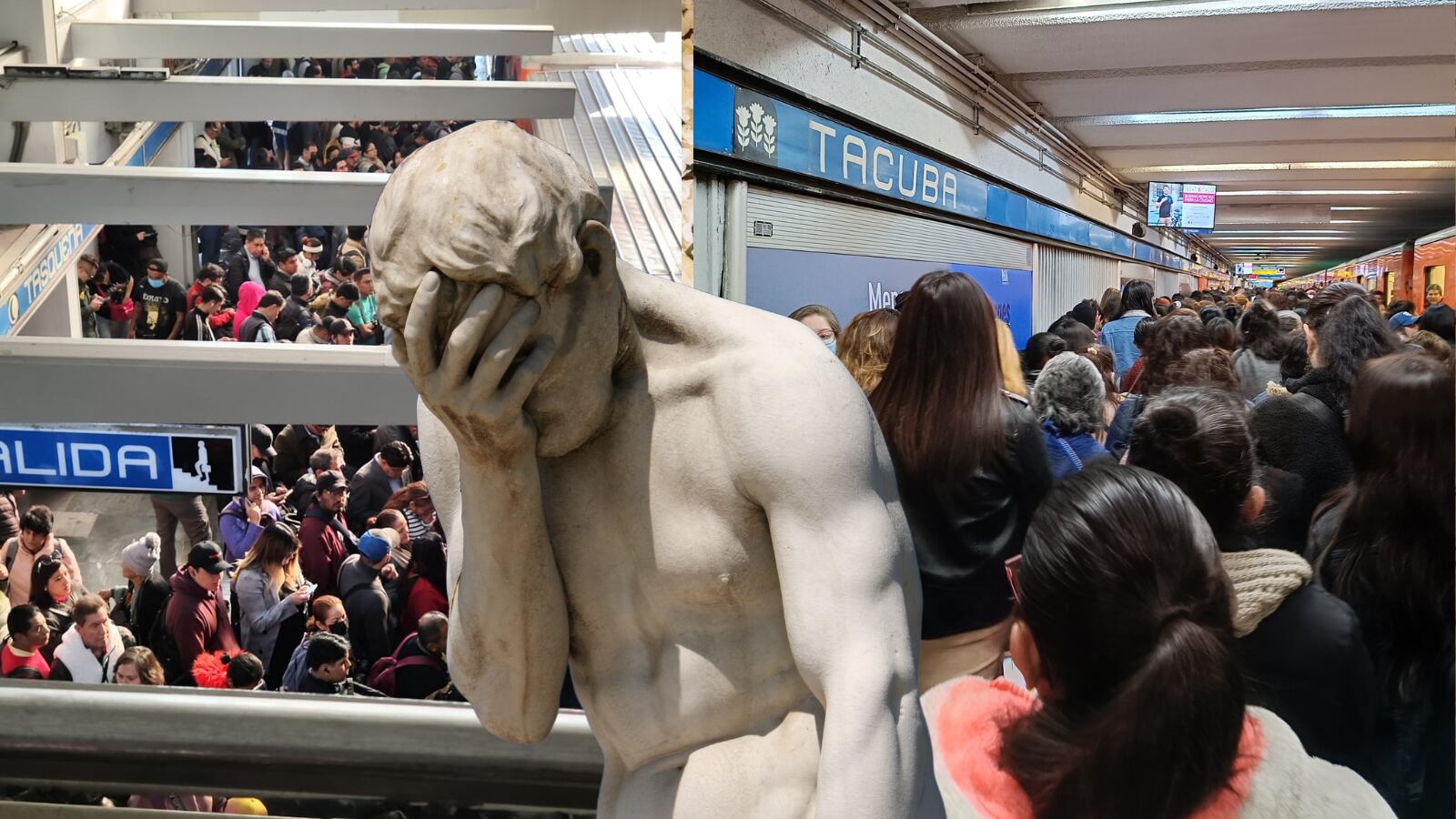 Fallas en el servicio en la Línea 2 del Metro impactan en la movilidad de miles de usuarios.