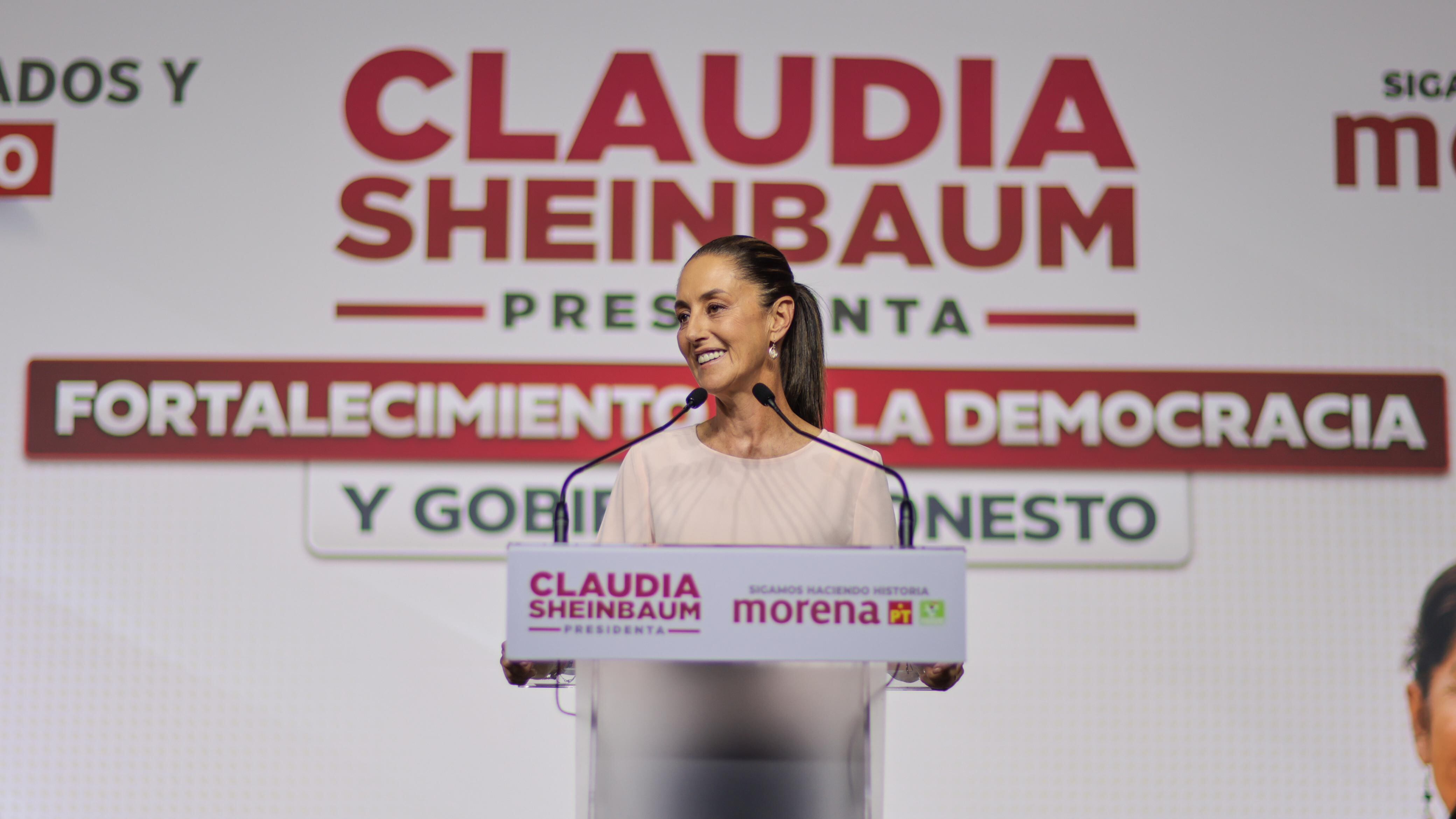 Sheinbaum presenta estrategia para combatir la corrupción previo a debate presidencial