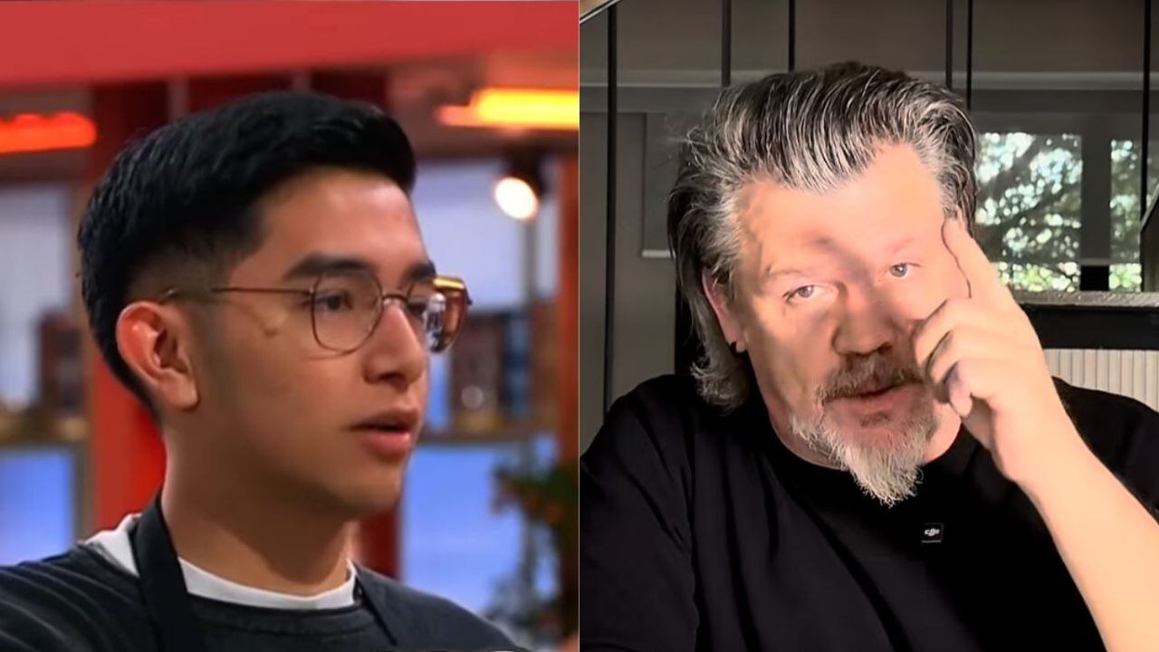 Isaías Espinoza y el chef Poncho