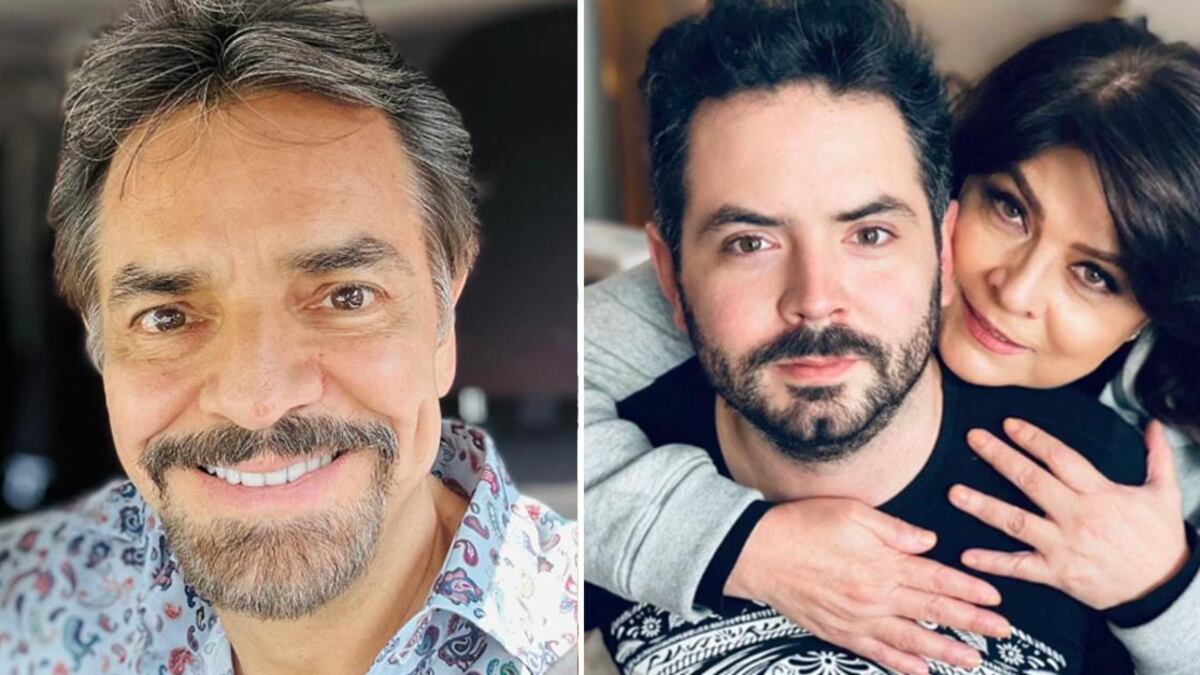 Victoria Ruffo y Eugenio Derbez nieta