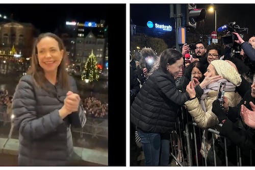 María Corina Machado reaparece en Oslo tras ganar el Premio Nobel de la Paz