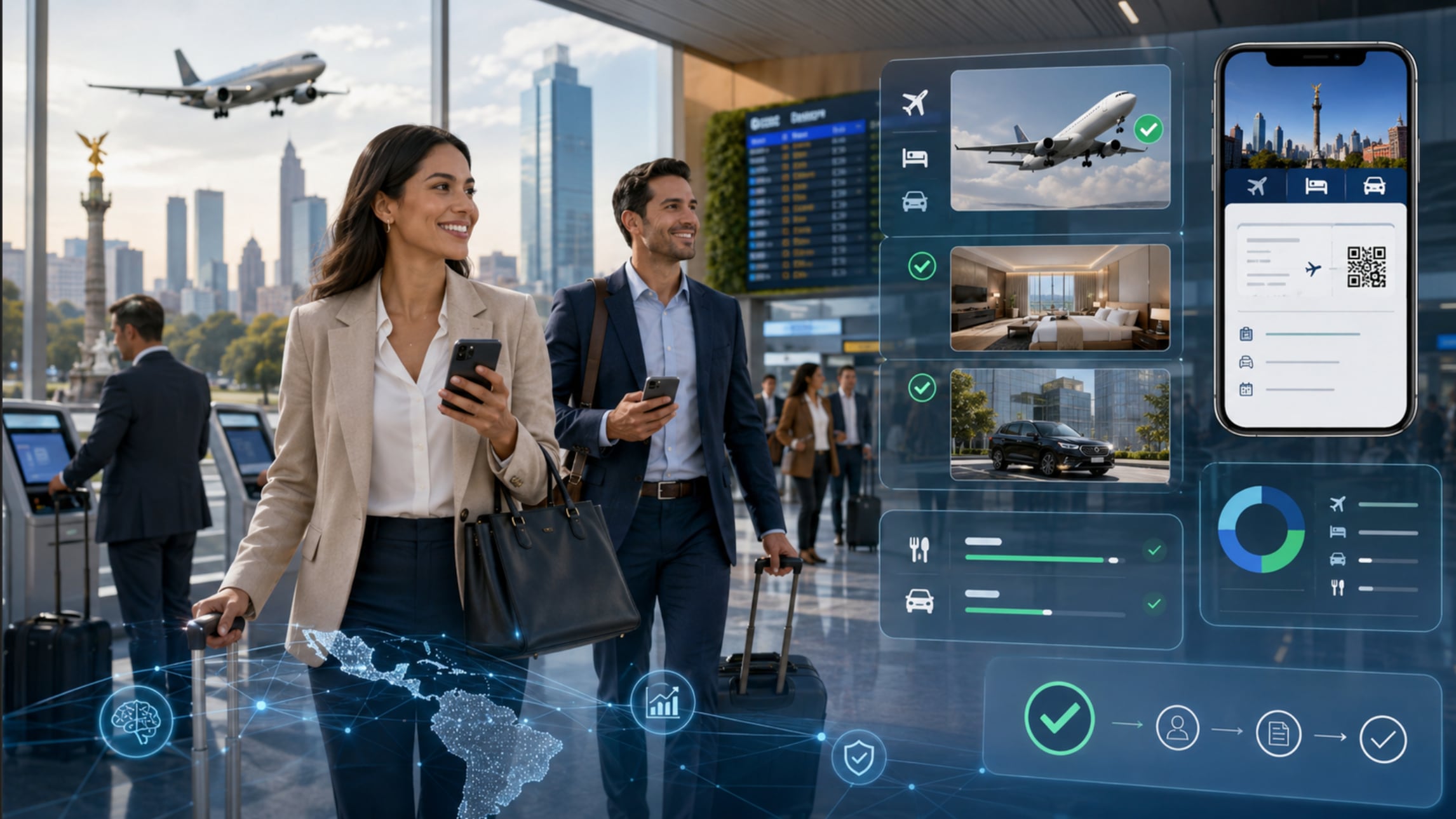 Viajes de negocios a través de la IA