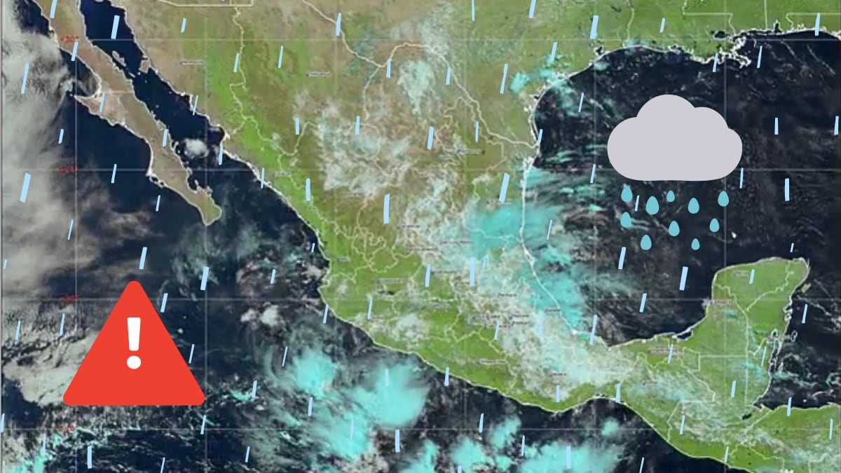 Onda tropical 15 en México: Lluvias intensas azotarán estos estados del país